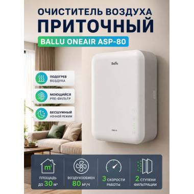 Очиститель воздуха приточный - Ballu ONEAIR ASP-80